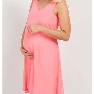 Pink Blush Maternity Dress